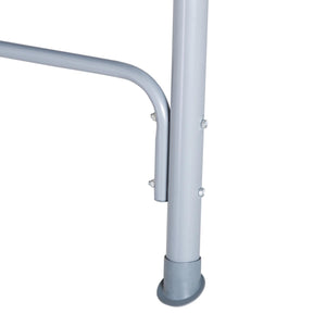 Dondolo 3 Posti da Giardino 170x110x153 cm in Acciaio Nero e Argento