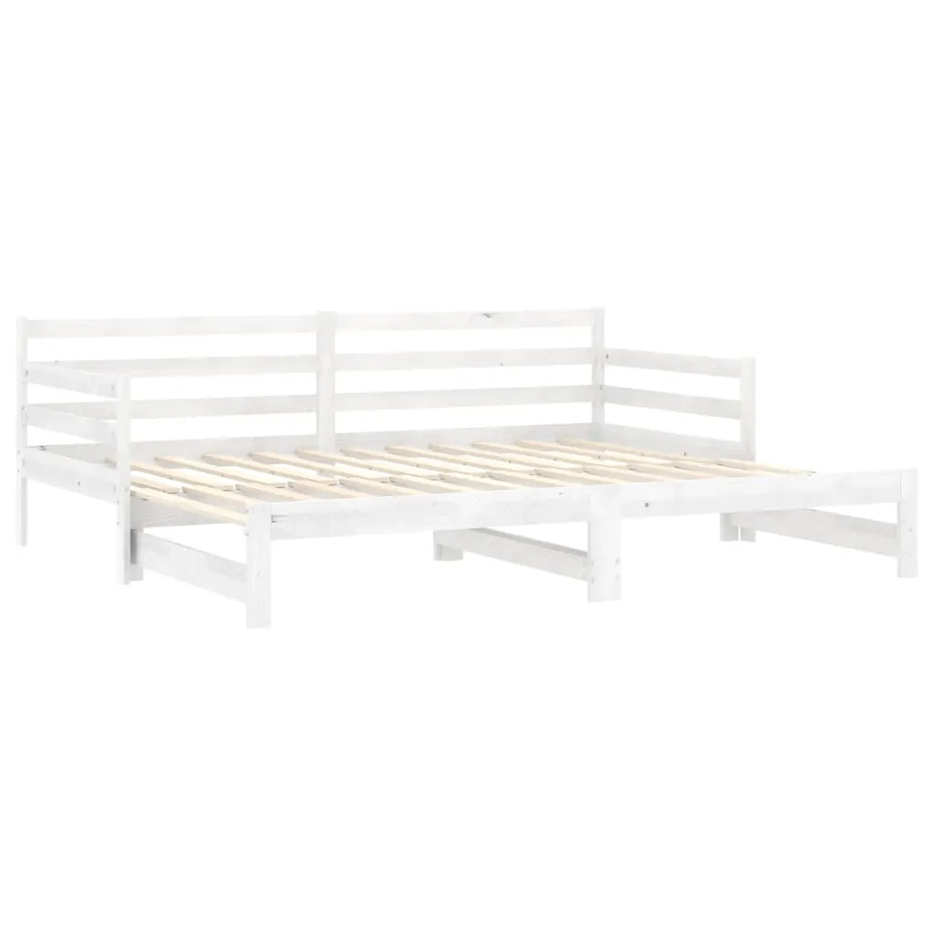 Dormeuse Estraibile Bianca in Massello di Pino 2x(90x200) cm 806956