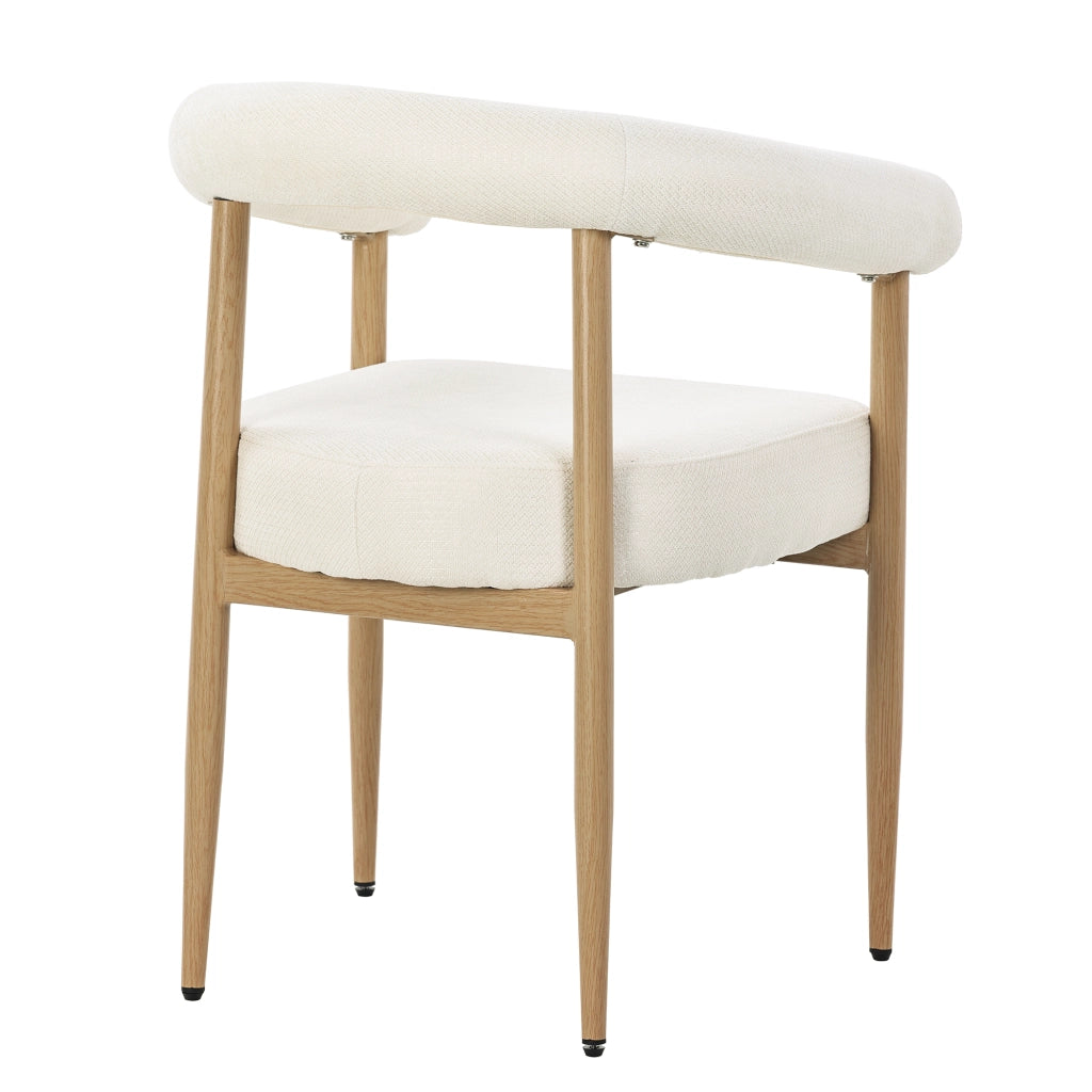 Sedie da Pranzo Imbottite Set 2 Pezzi ¨C MINIMAL ¨C Struttura Metallo, Design Moderno