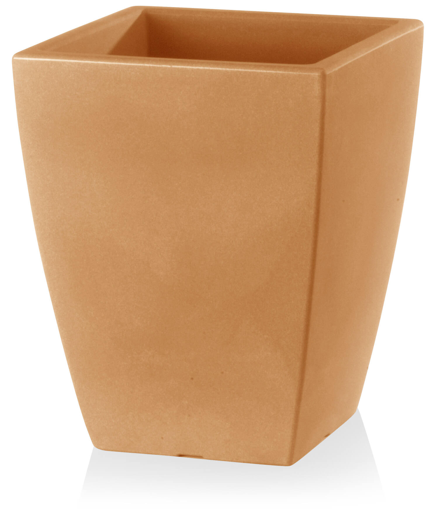 Vaso 40x40x50 cm in Polietilene Quadro Veneto 50 Anticato