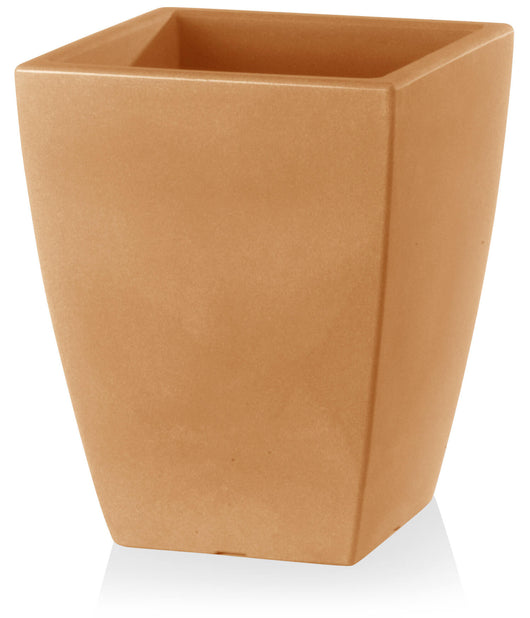 Vaso 49x49x61 cm in Polietilene Quadro Veneto 60 Anticato