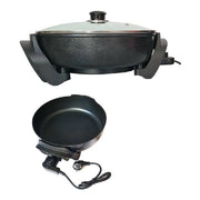 Trade Shop - Pentola Elettrica Ciao Bosi 1500w 30 Cm Cucina Padella Antiaderente Tonda T-9047 -