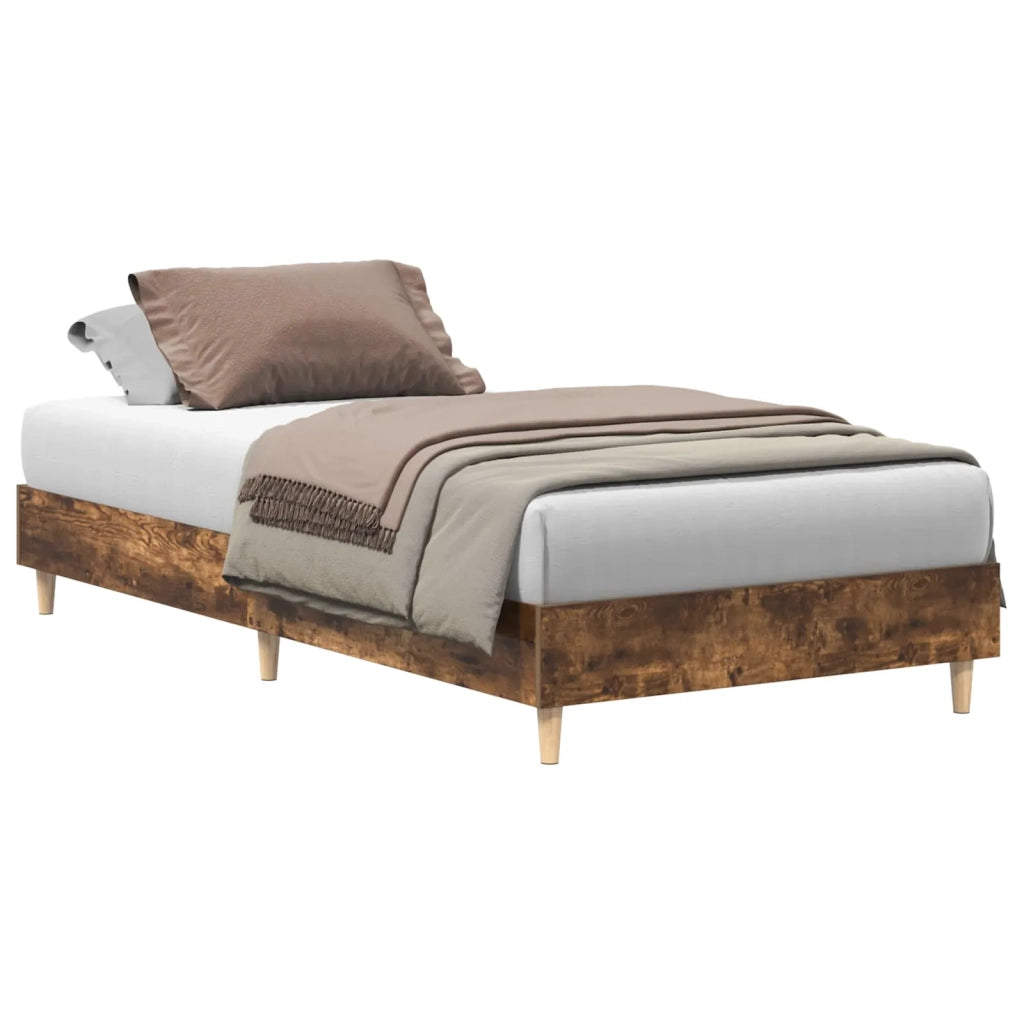 Struttura del letto Rovere Fumo Legno ingegnerizzato 8009061