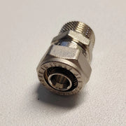 Raccordo 16x1/2'' diritto m maschio a stringere per tubo multistrato