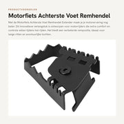 Estensore in acciaio inossidabile - Accessorio di estensione - Per F800GS/F700GS/F650GS - Nero - 100% Nuovo di Zecca - Pedaliera di estensione