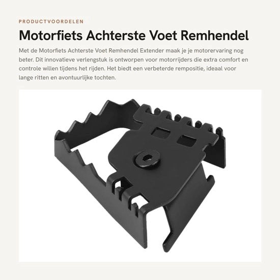 Estensore in acciaio inossidabile - Accessorio di estensione - Per F800GS/F700GS/F650GS - Nero - 100% Nuovo di Zecca - Pedaliera di estensione