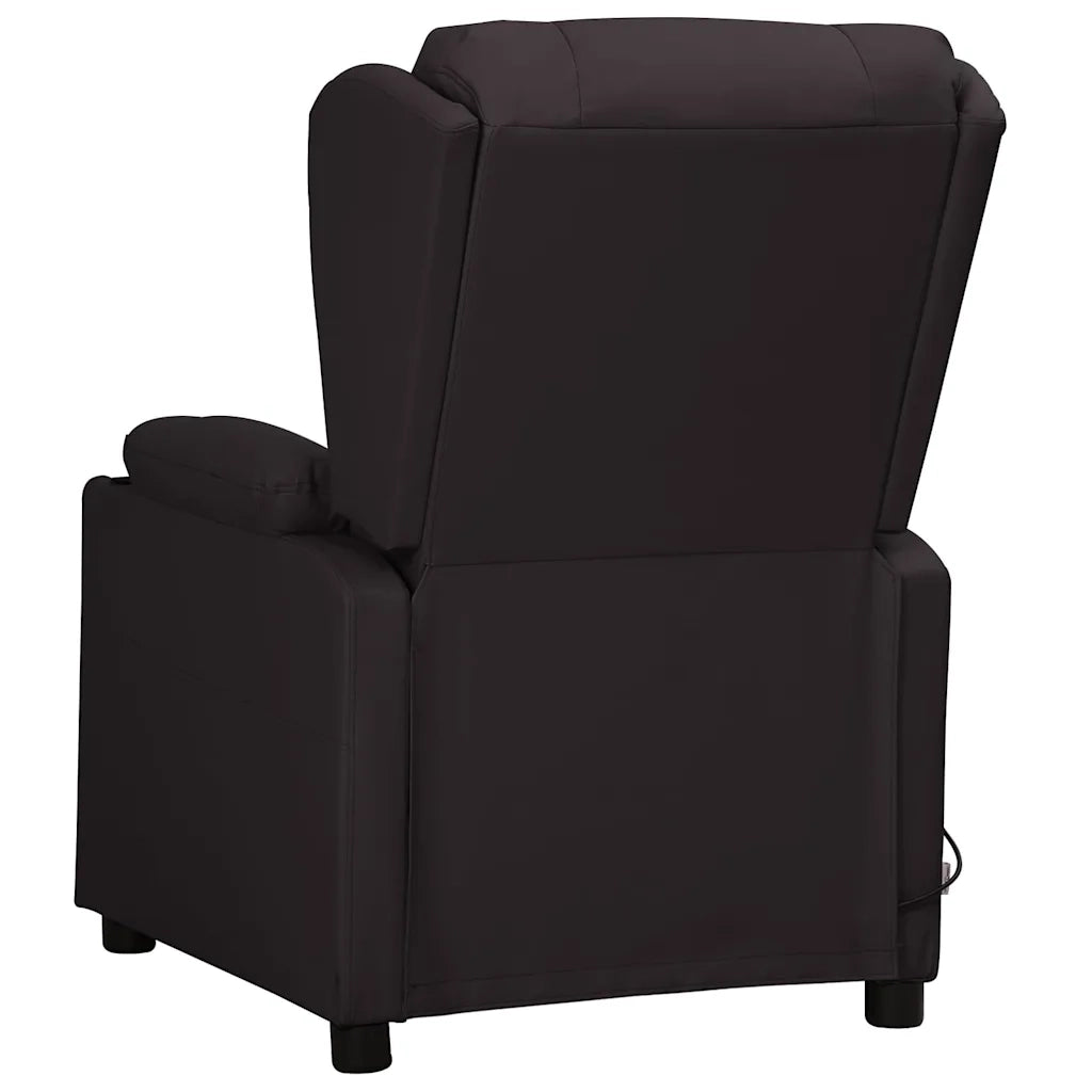Divano Sedia-Poltrona Massaggiante Nera in Similpelle 842636