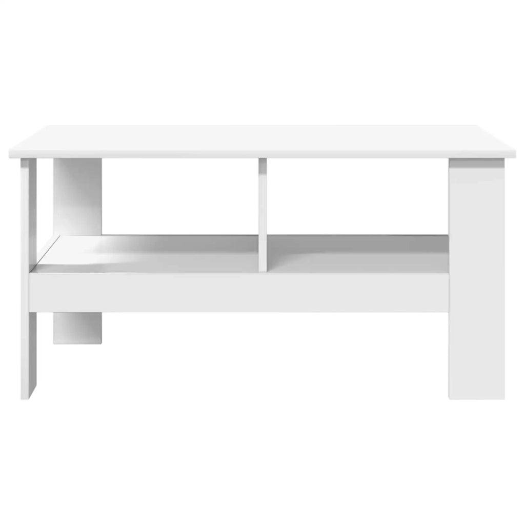 Tavolino da salotto Bianco 90 x 50 x 45 cm Legno ingegnerizzato 8000252