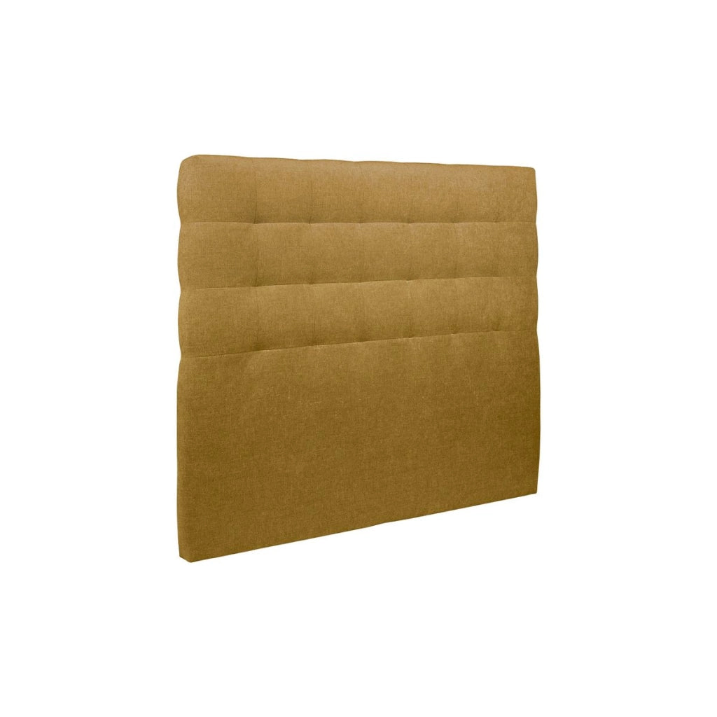 Letto 150x190 cm con testata imbottita - Tessuto Tela opaca