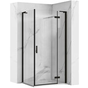 Cabina Doccia Rea Hugo Black 80x90
