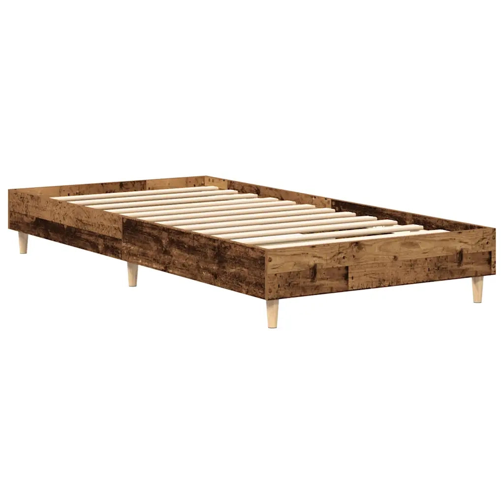 Giroletto senza Materasso Legno Antico 90x200 cm in Truciolato