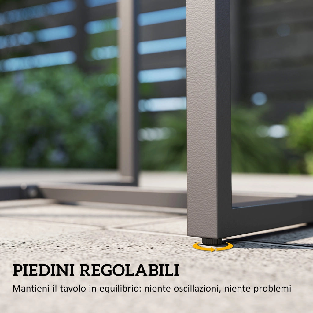 Set Giardino 2 Poltrone e Tavolino in Rattan ¨C zephmum ¨C Nero, Vetro