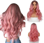 Pruica a onda lunga in rosso - Resistente al calore - Comoda - Donna - Cosplay - 70 cm di lunghezza - Stucco per capelli
