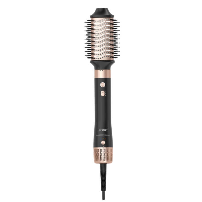Styler capelli 6 in 1 con aria calda 1400W, tecnologia Coanda e motore BLDC, arriccia asciuga e volumizza - Sogo