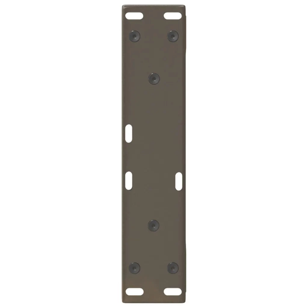 Gambe per Tavolino da Caffè 2 pz Acciaio Naturale 28x(42-43,3) cm Acciaio 4012699