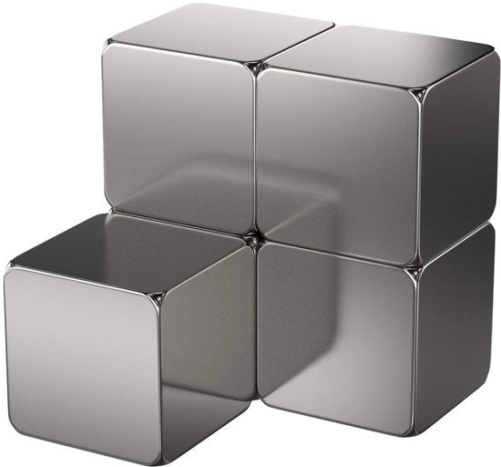 5x Magnete Neodymium - Cubo magnetico quadrato extra forte da 12x12x12mm - Magneti forti supermagneti - Attrazione di circa 8,4 kg - Magneti per whiteboard, pannelli da parete, tavole magnetiche, officina