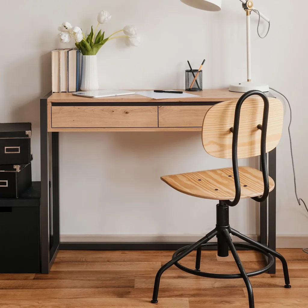 Finori Tavolo Consolle Denver 44 Rovere Artigianale e Grigio Antracite 441179