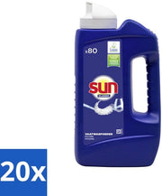 20 x Detersivo per Lavastoviglie Normale 1,39 kg 80 Cicli di Lavaggio