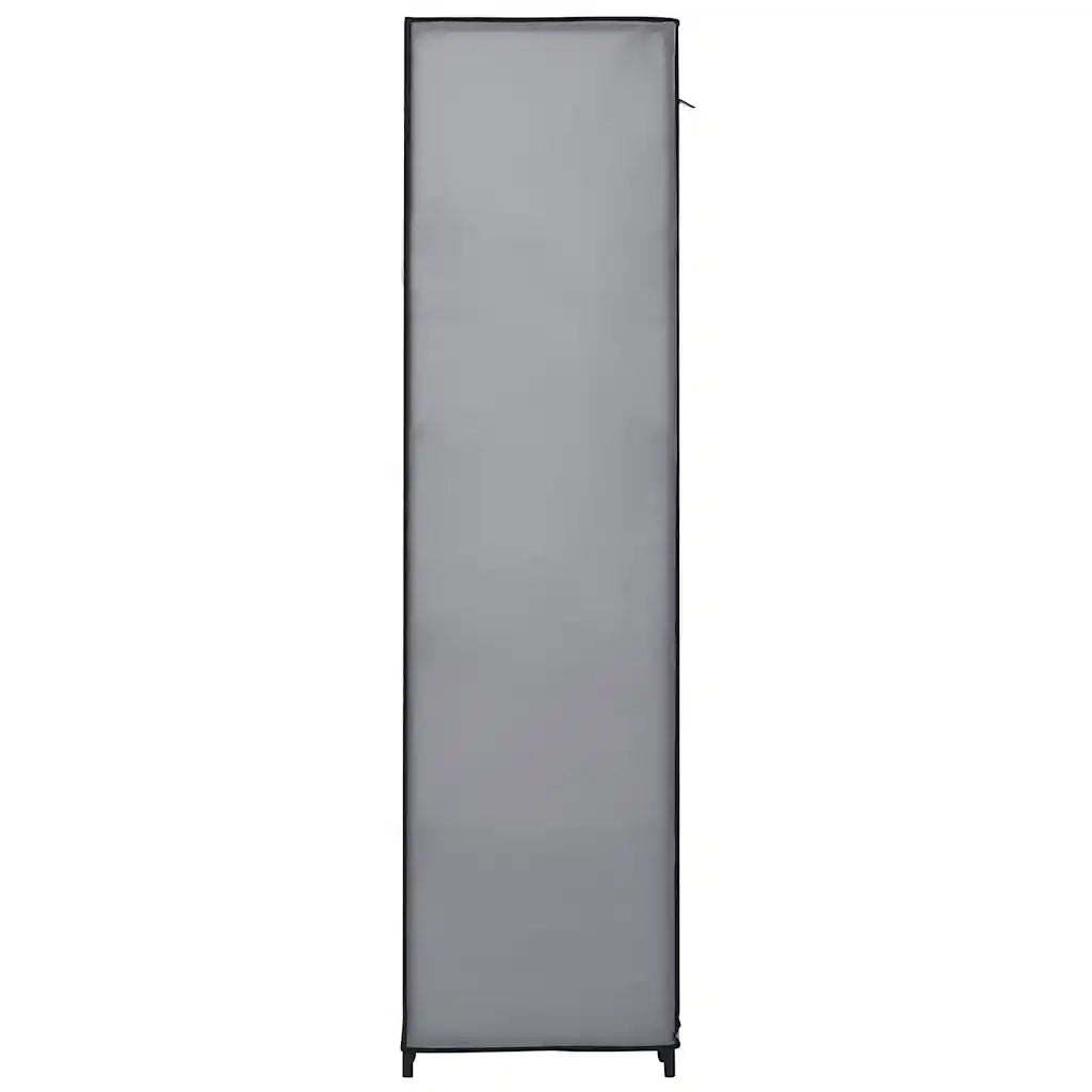 Armadio con Scomparti e Aste Grigio 150x45x176 cm in Tessuto CFW5972126