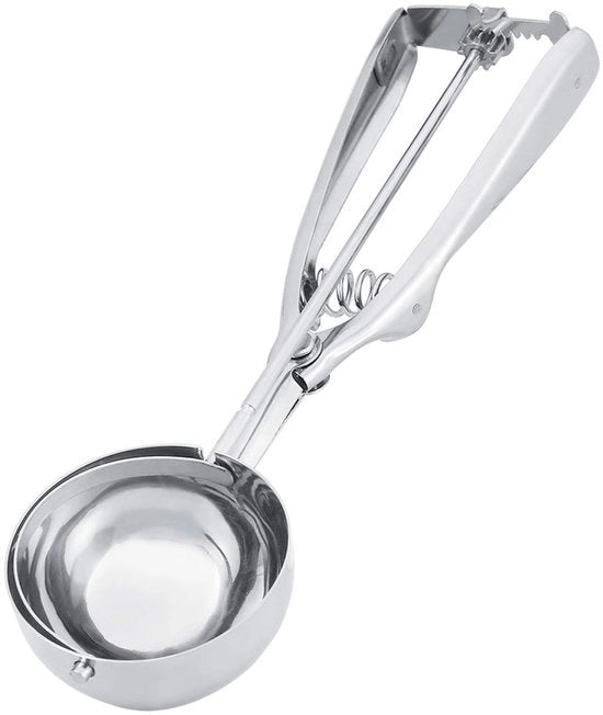 Igiene del ghiaccio con progettazione ergonomico - Scopa del ghiaccio in acciaio inossidabile - Spiedini del ghiaccio riciclabili - Spiedini per biscotti - Bloccaggio del manico - Maniglia comoda