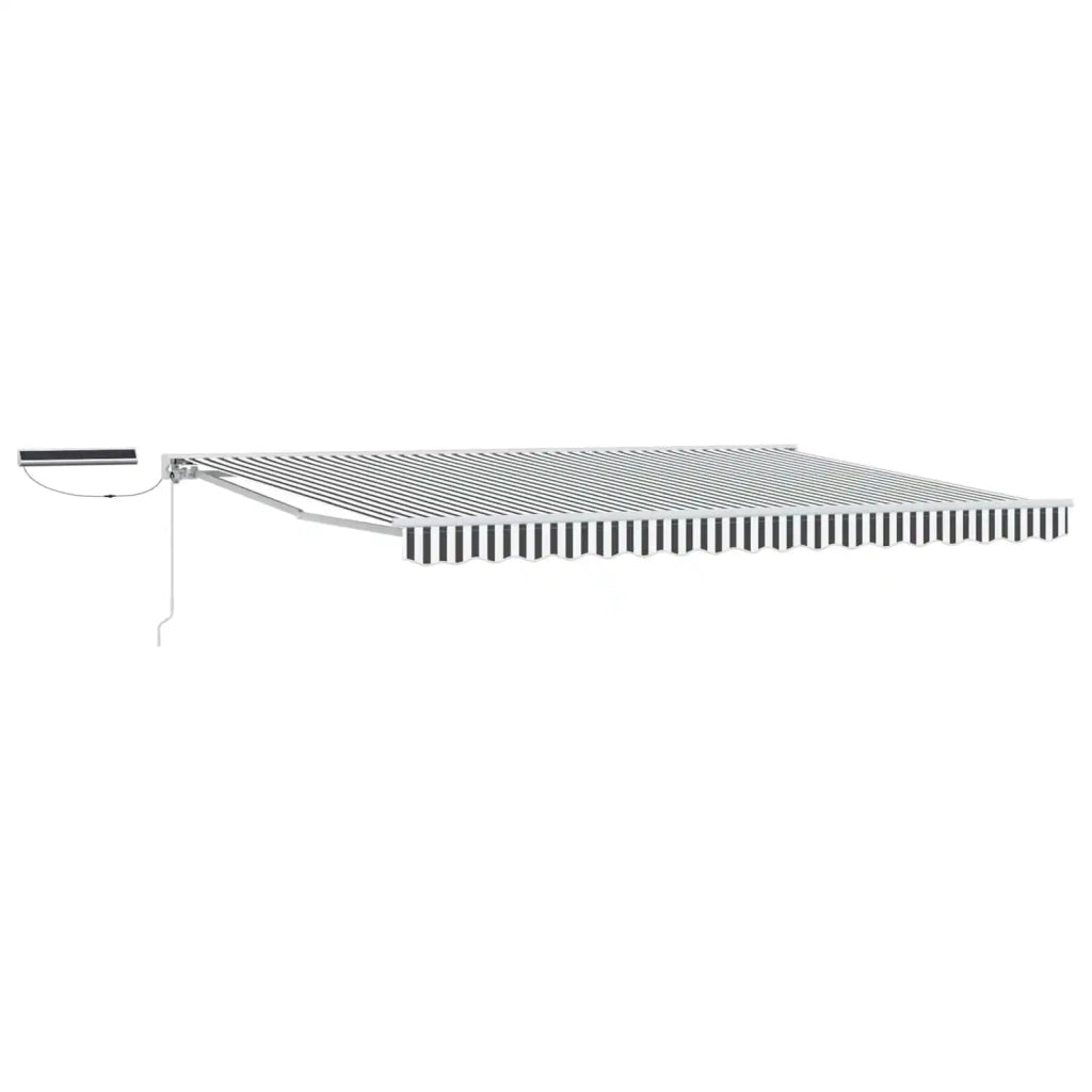 Tettuccio Elettrico Retrattile Antracite e Bianco 5 x 3 m 3421890