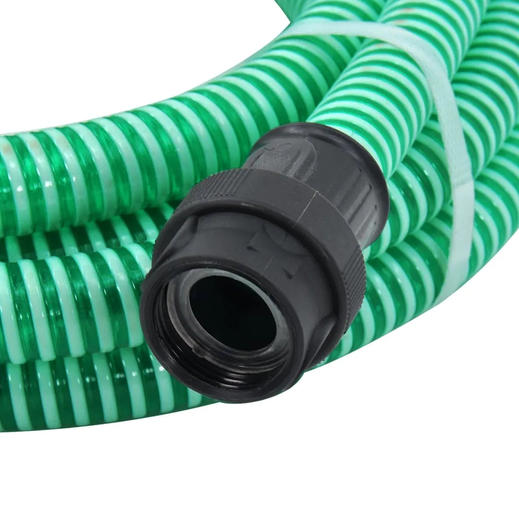 Tubo di Aspirazione con Connettori in PVC 10 m 22 mm Verde cod mxl 56531