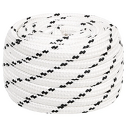 Corda da Lavoro Bianca 20 mm 25 m in Poliestere 152789