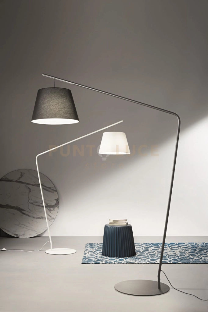 PIANTANA VELVET NERO CON PARALUME NERO 1 LUCE ATTACCO E27