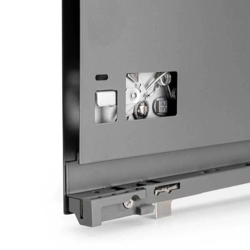 Cassetto esterno Simplex 25 kg, altezza 88 mm, profondità 440 mm, Acciaio, Verniciato bianco