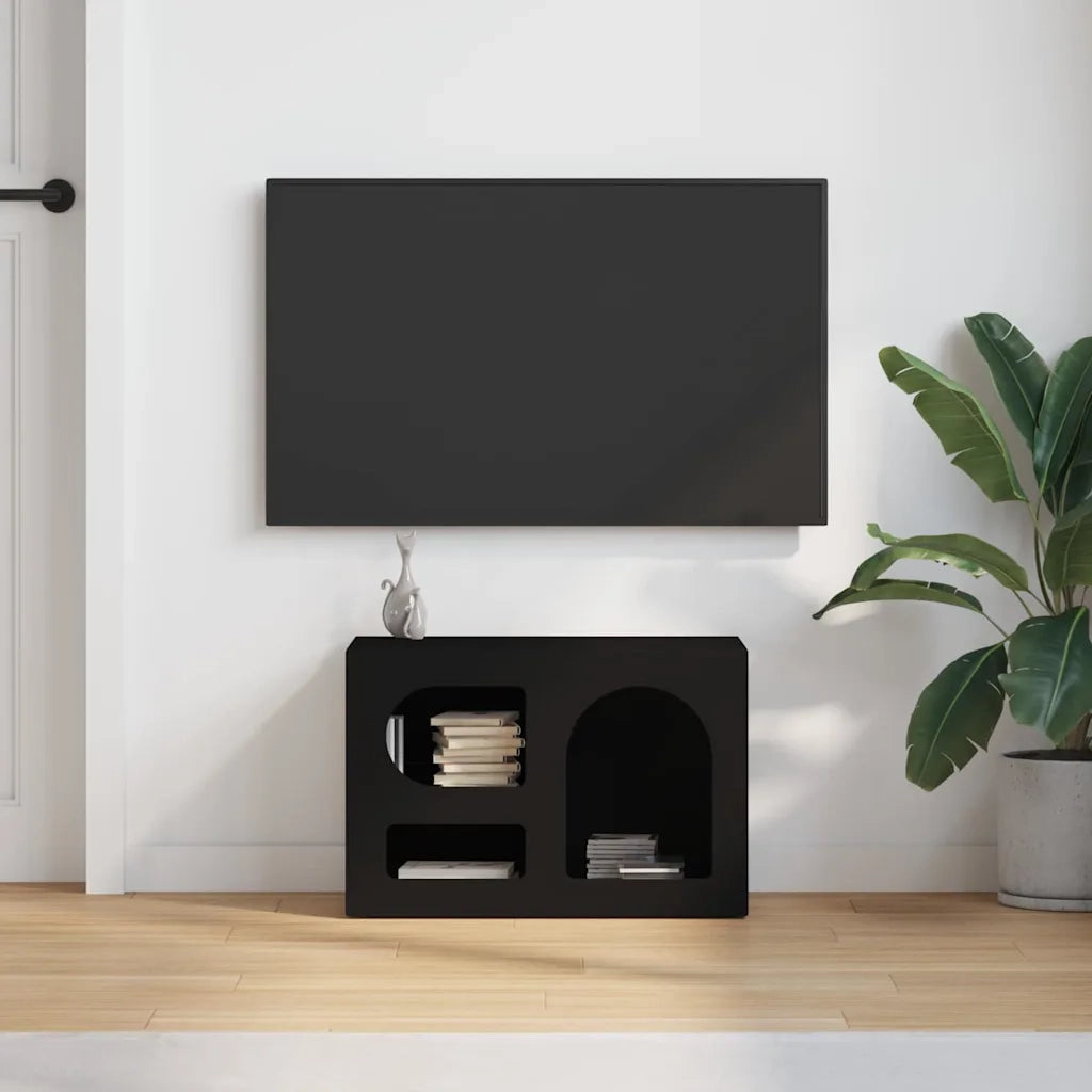 Mobile TV Nero 60 x 35 x 40 cm Legno multistrato 891285