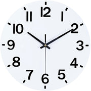 Orologio da Parete in Legno MDF 30cm Stile, Silenzioso, Moderno, Cristallo, Decorativo, Camera da Pranzo, Cucina, Ufficio, Camera da Letto (Houtwit)
