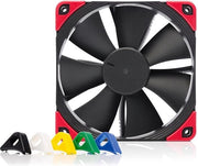 Ventilatore silenzioso di alta qualità 4-pini 120mm nero - NF-F12 PWM chromax.black.swap