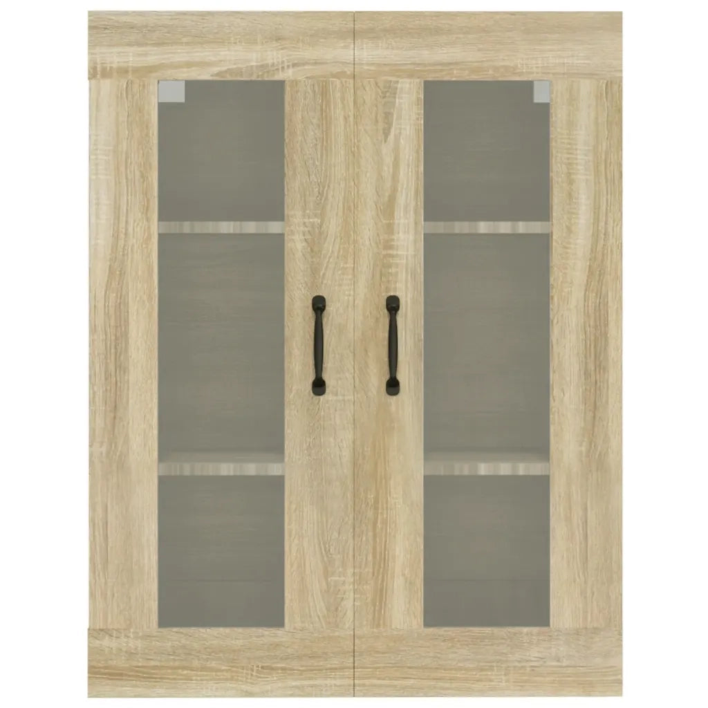 Armadietto Pensile a Parete Rovere Sonoma 69,5x34x90 cm 812288