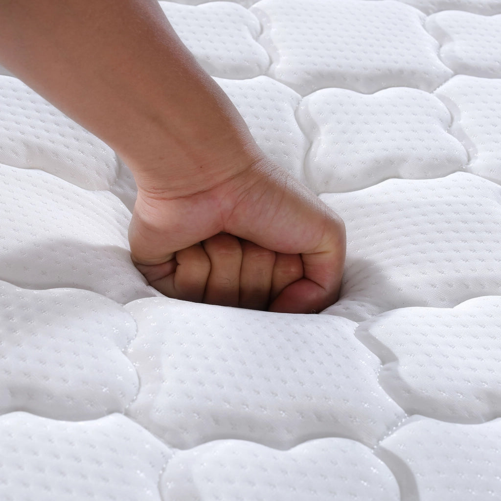 Materasso a molle insacchettate 7 zone con coprimaterasso incluso durezza H3 90x200 cm