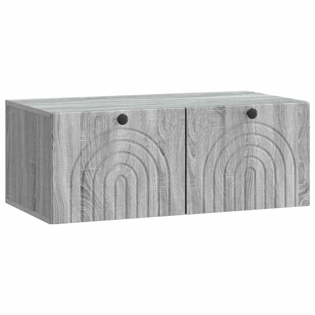 Mobile Porta TV da Muro Grigio Sonoma 78,5 x 41 x 30 cm 898181