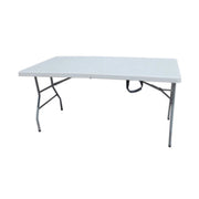 C TAVOLO IN ACCIAIO E HDPE PIEGHEVOLE 152X76XH74CM