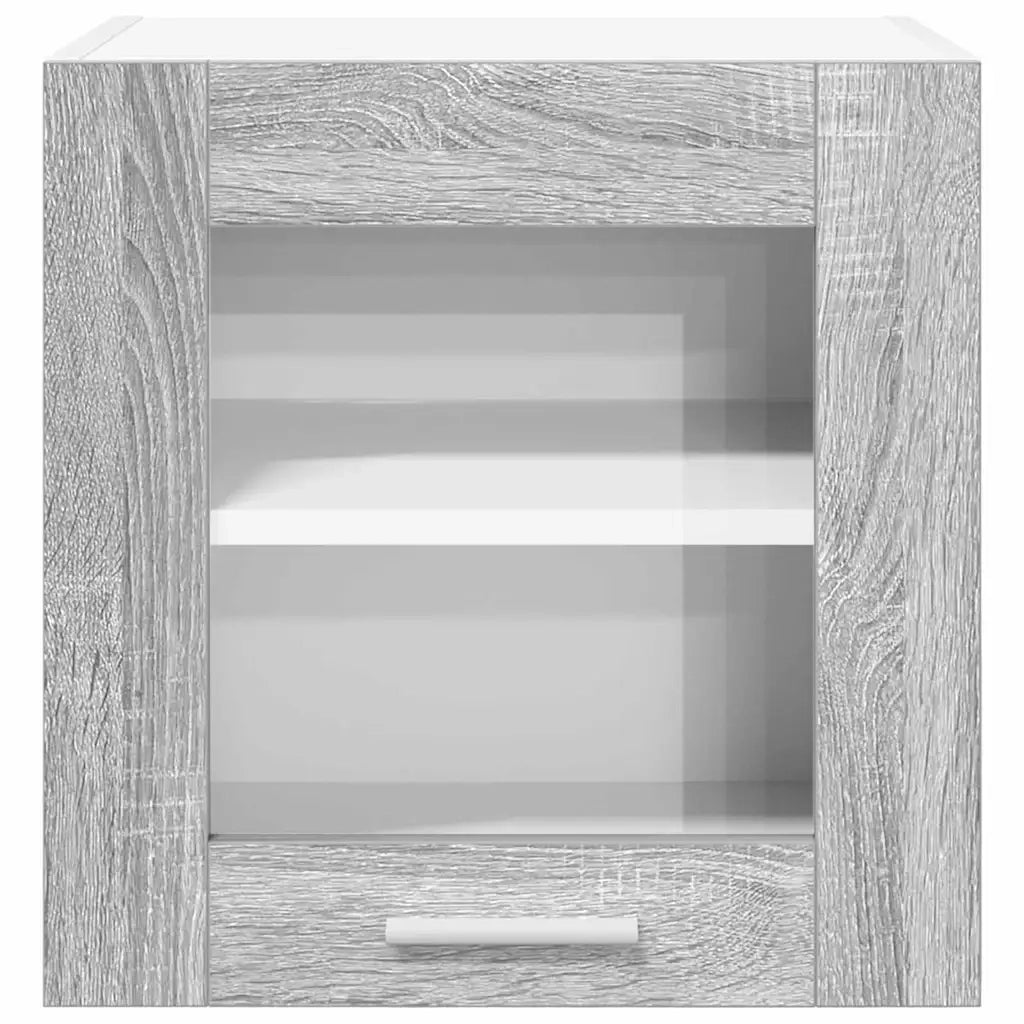 Armadio pensile con porta 2 pcs Grigio Sonoma 40 x 31 x 40 cm