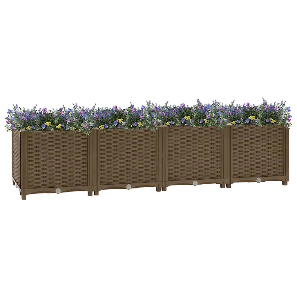 Letto rialzato 160x40x38 cm in polipropilene 316518