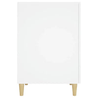 Scrivania Bianca 140x50x75 cm in Legno Multistrato 812762