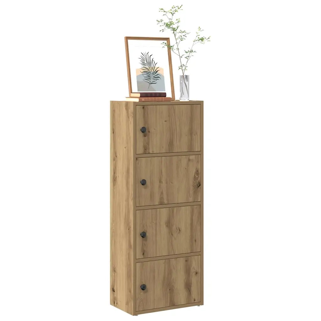 Libreria Rovere Artigianale 40x24x102 cm in Legno Multistrato 860381