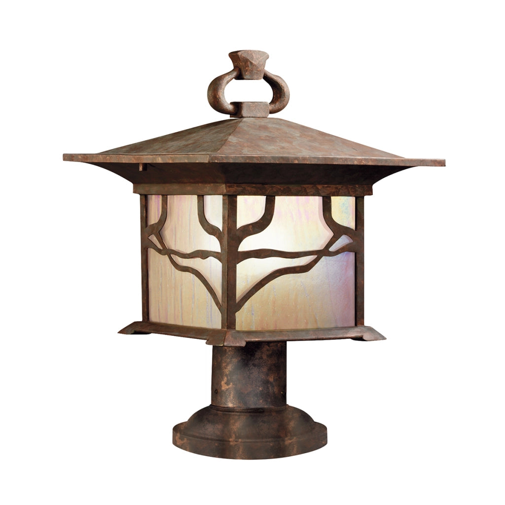 Lampada paletto esterno Morris rame anticato E27 IP44