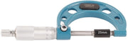 Micrometro esterno per alta precisione - Acciaio inossidabile - Strumento di misura - Disegno portatile - Portata di misura 25-50 mm - Precisione 0,01 mm - Micrometro