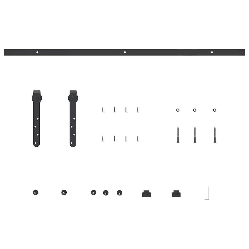 Kit Anta Scorrevole per Armadio 91 cm in Acciaio al Carbonio