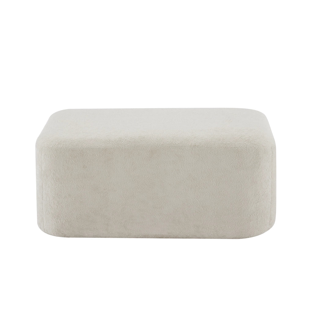 OTTOMANA Modulare 24x24x80 cm in velluto beige