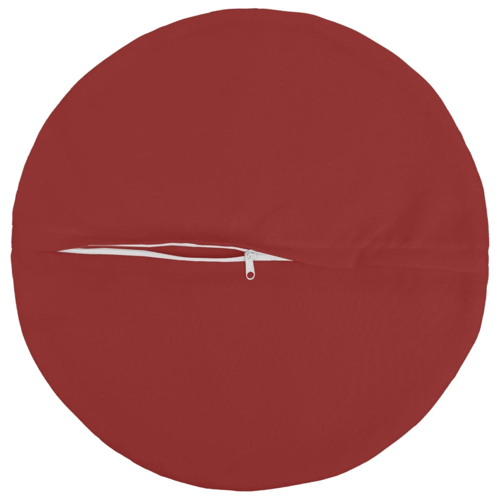 Federa 2 pcs HEERLEN Rosso Vino Ø 30 cm Poliestere 922047