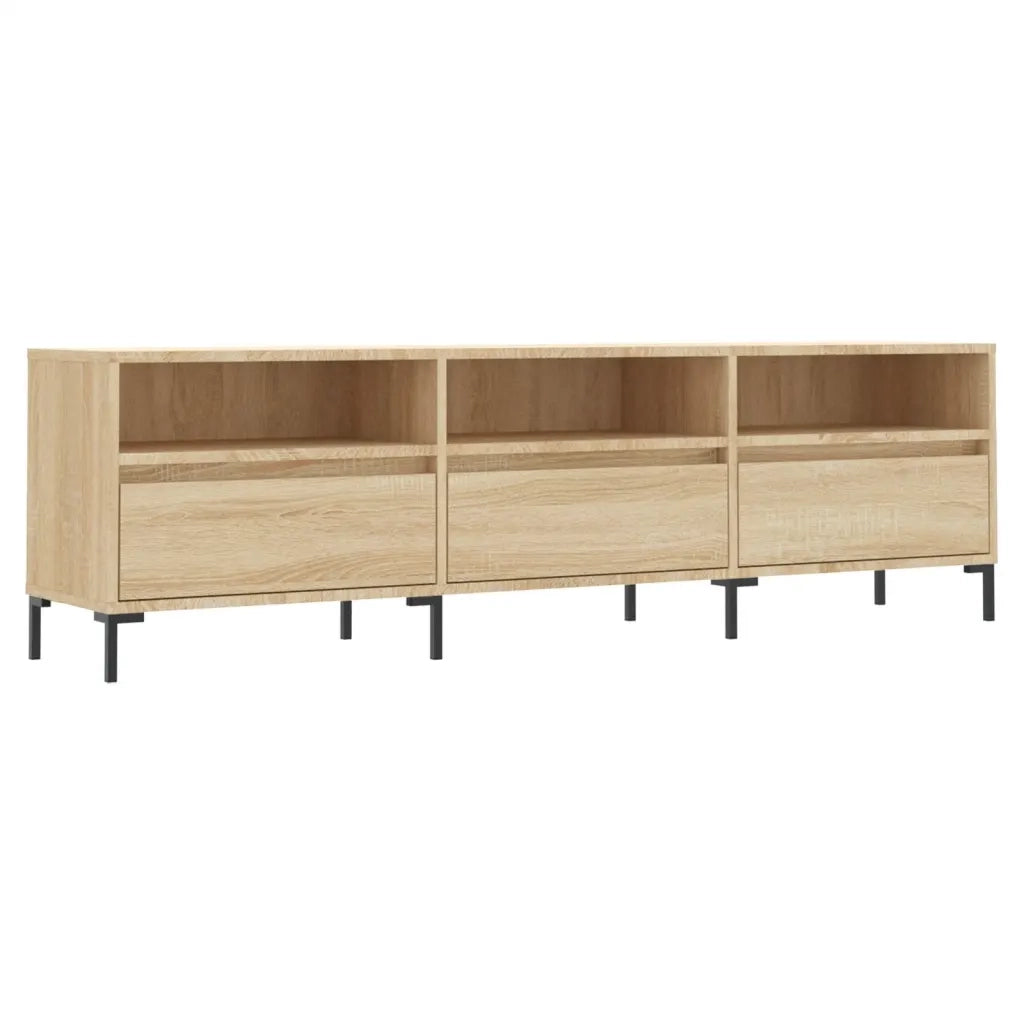 vidaXL Mobile Porta TV Rovere Sonoma 150x30x44,5 cm Legno Multistrato