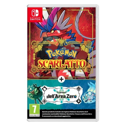 Nintendo pokémon scarlatto + pack espansione il tesoro dell’area zero - 10012279