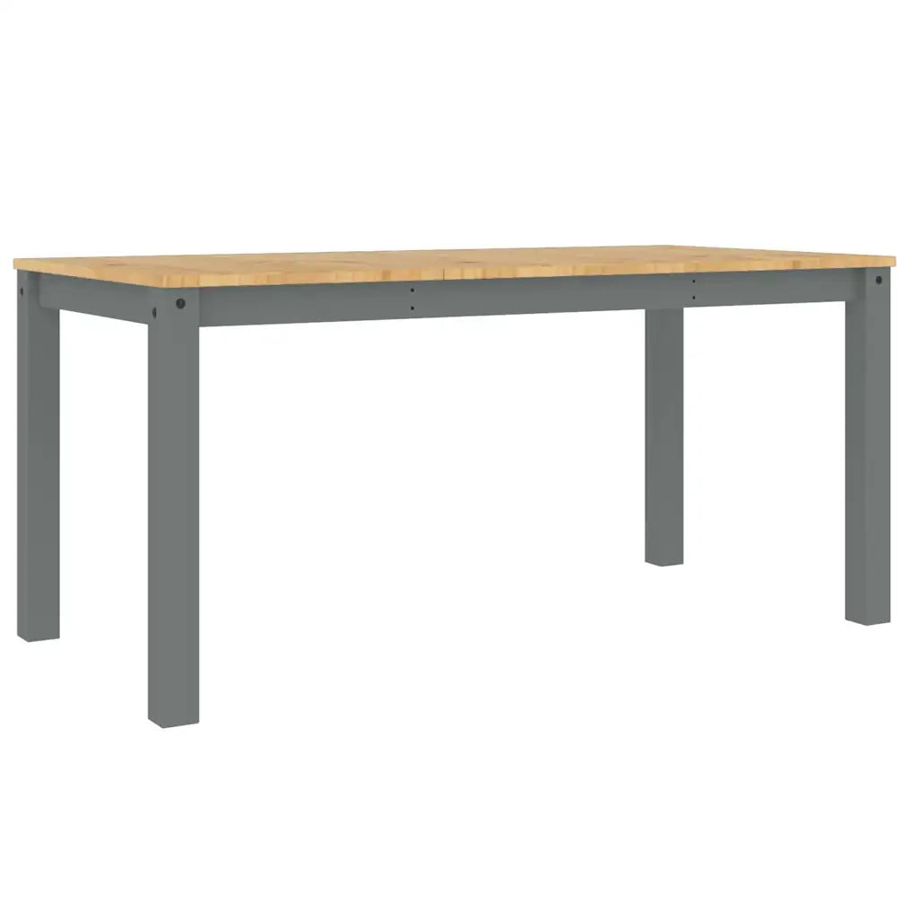 Set da Pranzo 4 pz PANAMA Grigio in Legno Massello di Pino 3345177