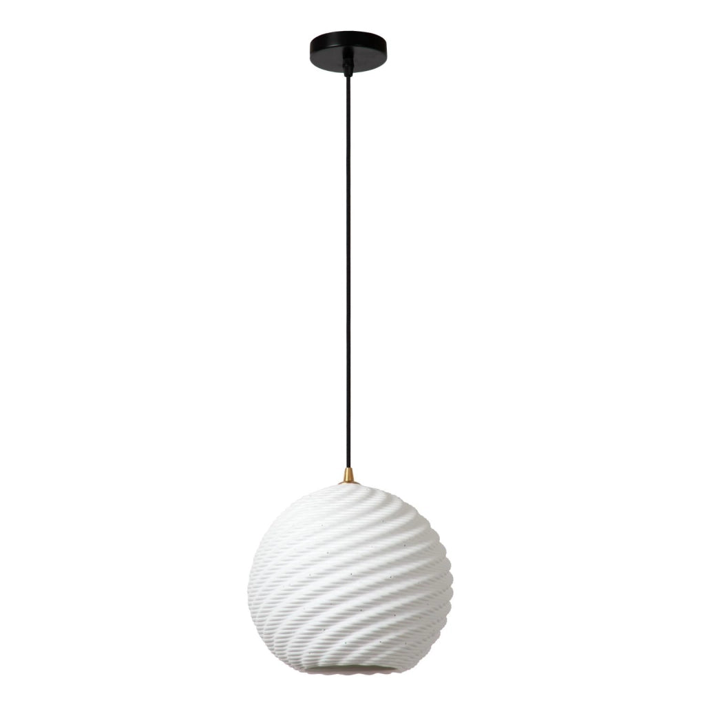 Lampada a sospensione japandi 1xE27 porcellana BINA Lucide