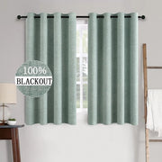 Ombreggiature senza visibilità con isolamento termico - 100% look in lino - corti - set da 2 pezzi